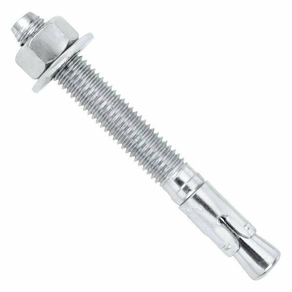 Powers 1/4in x 3-1/4in Power-Stud+ SD1 Strength Design Concrete Wedge Anchors & Exp Clips, 100PK POW 7404SD1